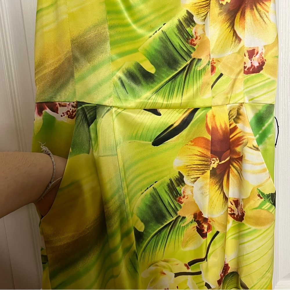 JOSEPH RIBKOFF Floral Shift Dress bright colours knee length size 8 - Picture 6 of 12